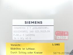 Siemens SINUMERIK 548 025.9015.04 System 3 Bedientafel + Steuerung SN A1452596