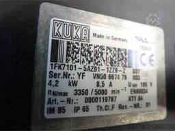 KUKA Kuka 1FK7101-5AZ91-1ZZ9-Z Servo Motor SN: YFVN50667476003