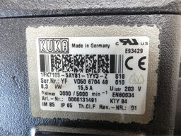 KUKA Kuka 1FK7105-5AY81-1YY3-Z Servo Motor SN: YFVD50670449010