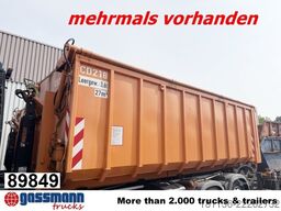  Abrollcontainer mit hydr. Deckel ca. 27m³