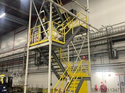 ndustriële platformtrap 4 verdiepingen – platform trap