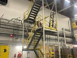 ndustriële platformtrap 4 verdiepingen – platform trap