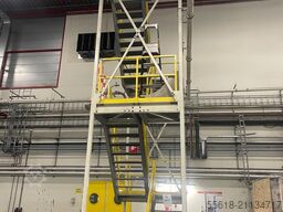 ndustriële platformtrap 4 verdiepingen – platform trap