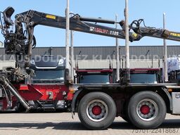VOLVO FH 500 Holztransporter Kran Lift-/Lenkachse EU6