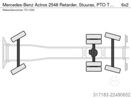 Mercedes-Benz Actros 2548 Retarder, Stuuras, PTO