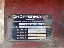 HÜFFERMANN 2-achs Abrollanhänger HAR 18.70 Containeranhänge