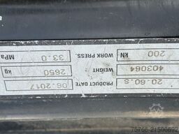 MERCEDES-BENZ ACTROS 2543 L / Hyva Lift 20.60 S