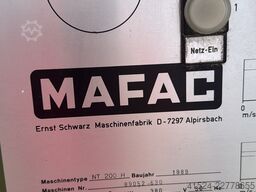MAFAC / Schwarz Maschinenfabrik NT 200 H