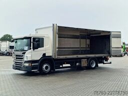 Scania P250 4x2 - Box with sidedoors - Zepro loadlift ...