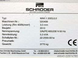 Schröder MAK II / 2000 x 3.0