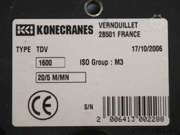Konecranes XN10 1604 b1  TDV 1600