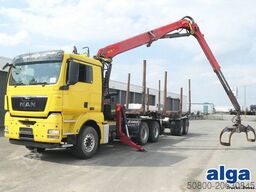 MAN 26.540 TGX/6x4/540 PS/Kran Epsilon/Blattfederung