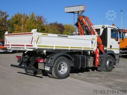 MAN TG-M 18.340 4x2  2-Achs Kipper Kran Funk 3xhydr+