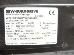 SEW-EURODRIVE SEW WF10 CMP40M/BP/KY/AK0H/SB1 Schneckengetriebemotor SN 01.1909224001.0001X13
