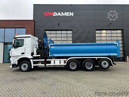 Mercedes-Benz Arocs 3243 8x4 Tridem Kipper/Kraan Euro 6