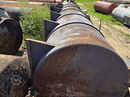 113m³ above-ground steel tank on steel supports