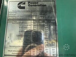 Cummins 2.250 KVA Generators C2250 D5 Engine:QSK60-G9