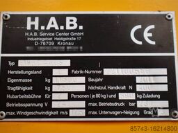 HAB S195-24 D4WDS Diesel, 4x4 Drive, 19.5m Working Hei