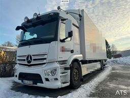 Mercedes-Benz Actros 1836 4x2 box truck with tail lift and side
