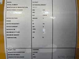 Caterpillar DE250E0 - C9 - 250 kVA Generator - DPX-18019