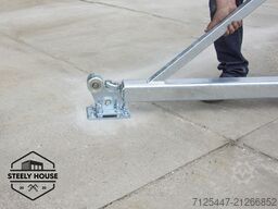 Feuerverzinkte Schiebetore 