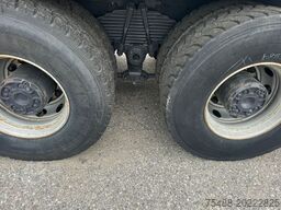 SCANIA 124-420 8X4 RIBALTABILE + GRU EFFER 210