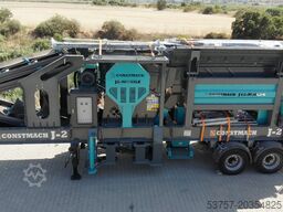 Constmach Concassage 120T/H Installation Mobile de Concassage