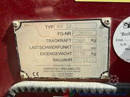 Moffett Mitnahmestapler M4 20.1 Duplex Mast 3.66 m 2.0t.