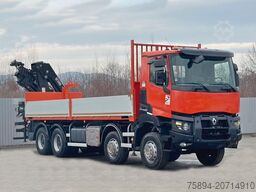 RENAULT K 430 * HIAB 211 EP - 5 HIDUO+ FUNK * 8x4