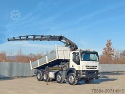 IVECO TRAKKER * HIAB 211 E - 6 HIDUO+ FUNK / 8x4 *TOP