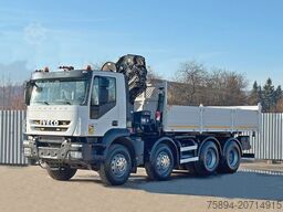 IVECO TRAKKER * HIAB 211 E - 6 HIDUO+ FUNK / 8x4 *TOP