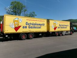 MERCEDES-BENZ 2543 Actros*kpl Zug*2x 7,6 m Schwenkwand*LBW*NLA