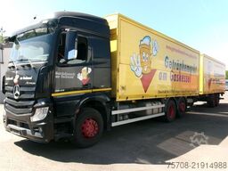 MERCEDES-BENZ 2543 Actros*kpl Zug*2x 7,6 m Schwenkwand*LBW*NLA