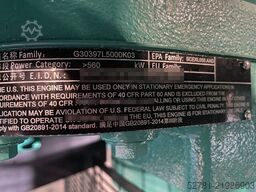 Cummins C2250D5E - 2.250 kVA Genset - QSK50 - DPX-18536-B