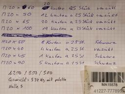 Diverse 8.8 div Größen schwarz/verzinkt
