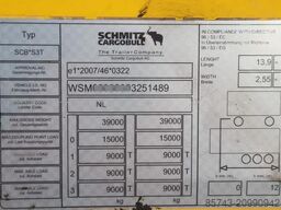 Schmitz Cargobull SCB3ST CoC Documents, TuV Loading Certificate, Dut