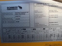 Schmitz Cargobull SCB3ST CoC Documents, TuV Loading Certificate, Dut