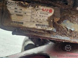 SAF B19-19K / SBK1937-11S/TRAILER AXLE /SINGLE TIRE...
