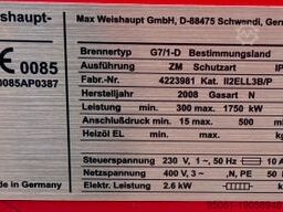 WEISHAUPT G7/1-D /// 1550kw WEISHAUPT G7/1-D /// 1750kw