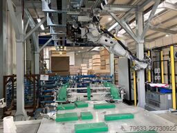Alba tooling & engineering GmbH Klebezelle mit ABB Roboter IRB 4600