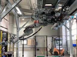 Alba tooling & engineering GmbH Klebezelle mit ABB Roboter IRB 4600