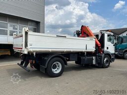 MAN TG-M 18.340 4x2 2-Achs Kipper Kran Palf. PK 130