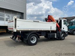 MAN TG-M 18.340 4x2 2-Achs Kipper Kran Palf. PK 130