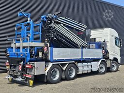 Volvo FH 500 8x4 / FASSI F2150 / WINCH / WORK BASKET