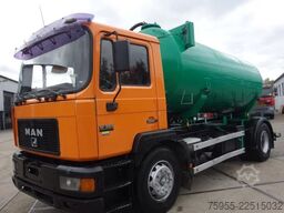 MAN 18-264 6 cil manualpomp,toilet truck vacuum/ press