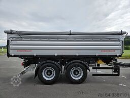 Schwarzmüller Tandem-Kippanhänger bündig, Plane, Zurrringe