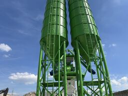 FABO Concrete Batching Plant 110 m3/h Mobile Concrete Batching Plant