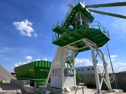 FABO Concrete Batching Plant 110 m3/h Mobile Concrete Batching Plant