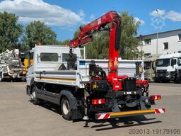 MERCEDES-BENZ ATEGO 818 4x2 Euro 6 Kipper Kran FASSI F65B.0.22