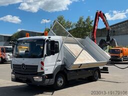 MERCEDES-BENZ ATEGO 818 4x2 Euro 6 Kipper Kran FASSI F65B.0.22